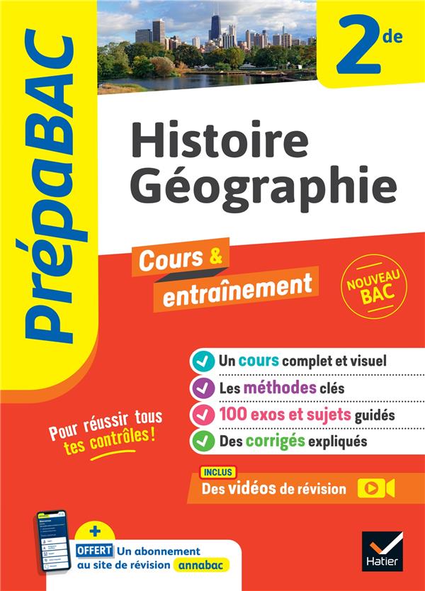 Prepabac histoire-geographie 2de - nouveau programme de seconde
