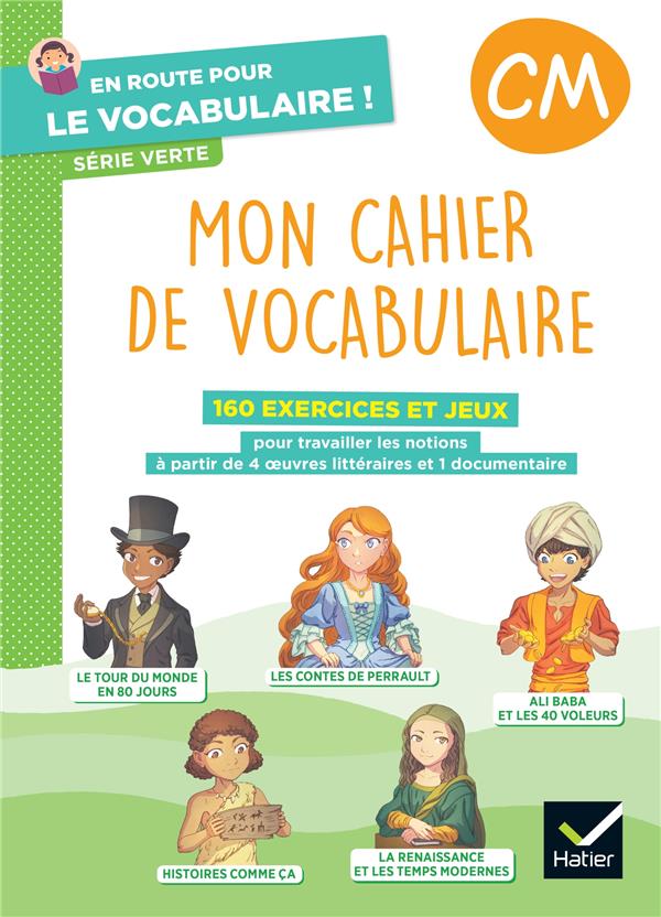 En route pour le vocabulaire ! cm - serie verte - ed. 2024 - cahier eleve