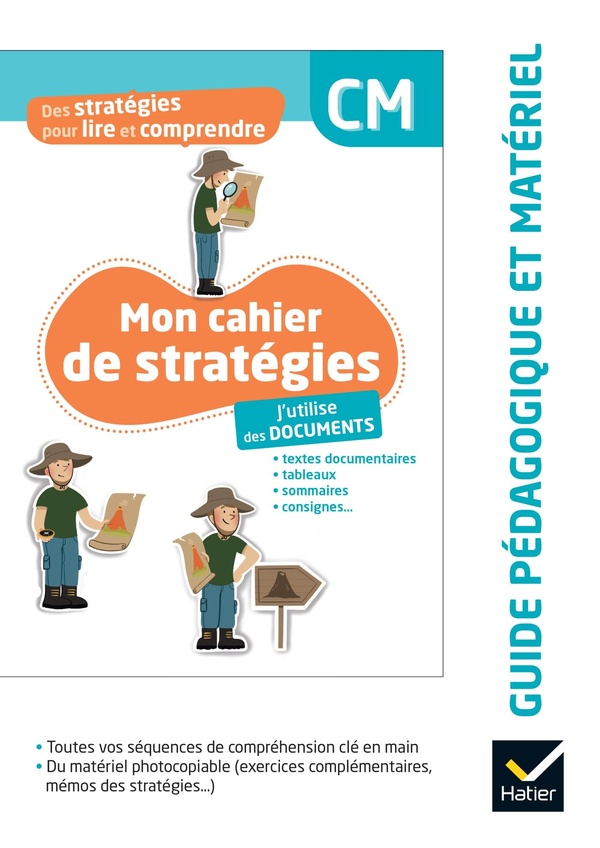 Des strategies pour lire et comprendre- j'utilise des documents cm - ed. 2024 - guide pedagogique