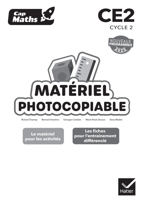 Cap maths ce2 - ed. 2026 - materiel photocopiable