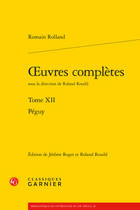 OEUVRES COMPLETES - TOME XII - PEGUY
