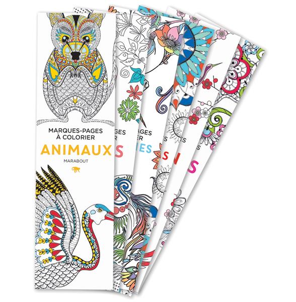 Marque-pages a colorier - wax