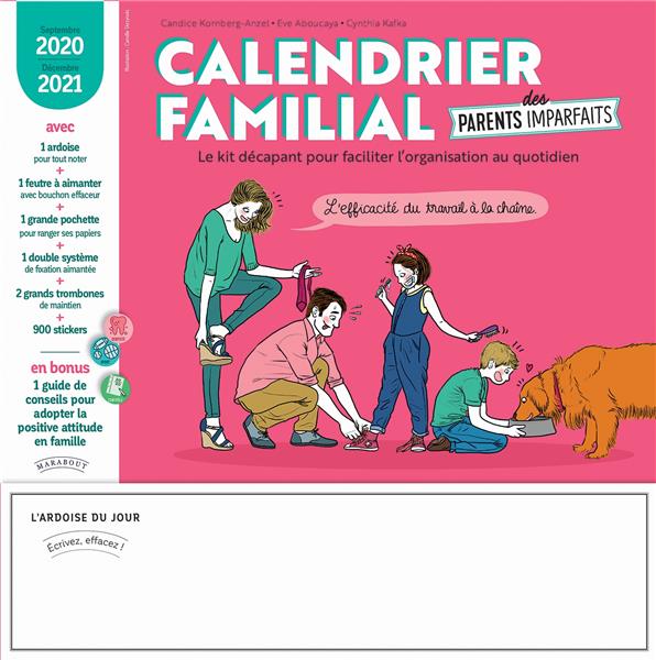 Calendrier parents imparfaits 2020-2021