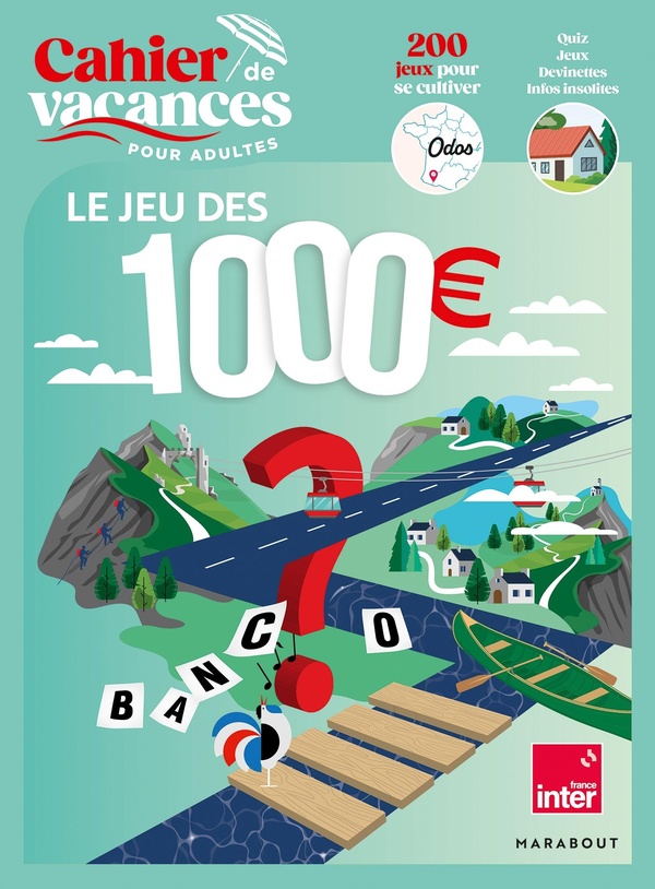 Cahier de vacances jeux des 1000