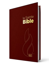 BIBLE SEGOND NEG, COMPACTE, GRENAT - COUVERTURE RIGIDE