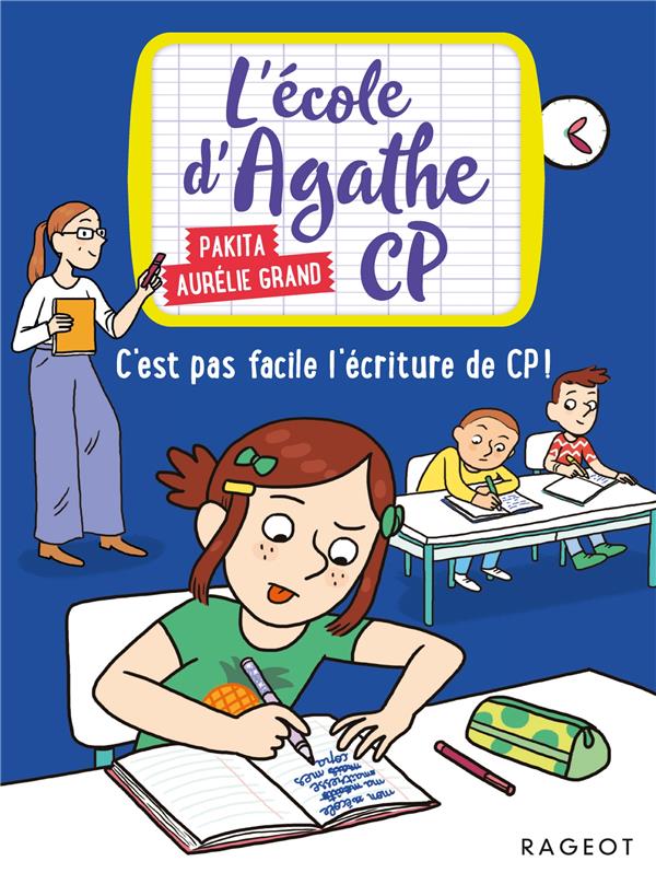 C'est pas facile l'ecriture de cp ! - l'ecole d'agathe cp