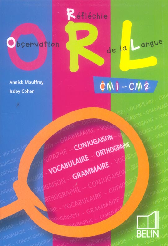 Observation reflechie de la langue cm1-cm2 - manuel eleve