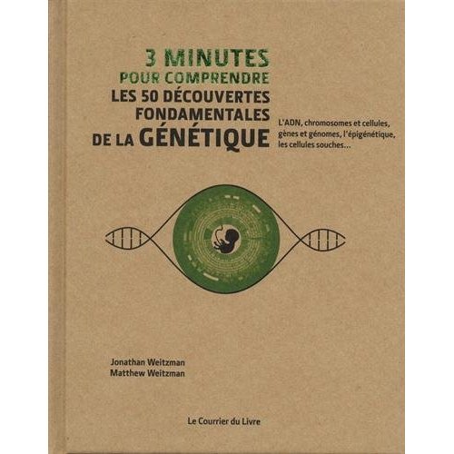 3 MINUTES POUR COMPRENDRE LES 50 DECOUVERTES FONDAMENTALES DE LA GENETIQUE