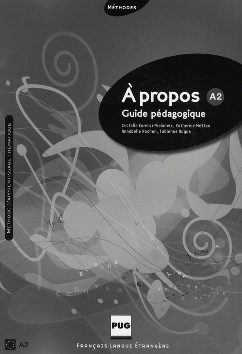 A propos a2 guide pedagogique