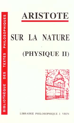 SUR LA NATURE (PHYSIQUE II)