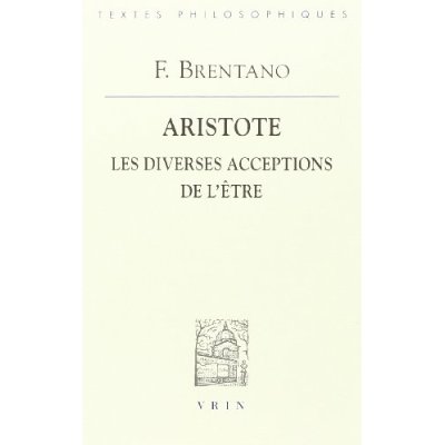 ARISTOTE LES DIVERSES ACCEPTIONS DE L'ETRE
