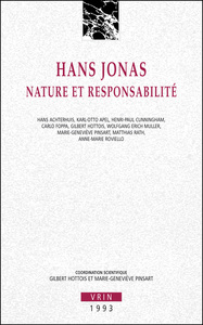 HANS JONAS - NATURE ET RESPONSABILITE