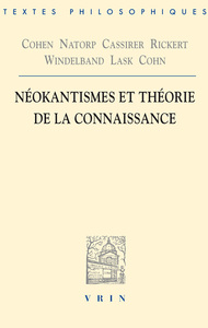 NEOKANTISMES ET THEORIE DE LA CONNAISSANCE