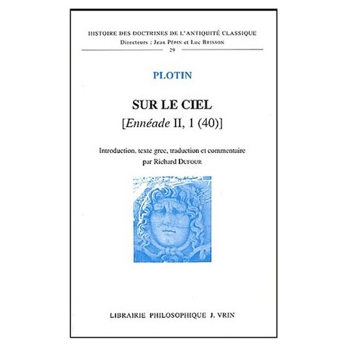 SUR LE CIEL [ENNEADE II, 1, (40)] - EDITION BILINGUE