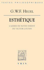 ESTHETIQUE. - MANUSCRIT DE VICTOR COUSIN