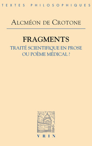 FRAGMENTS - TRAITE SCIENTIFIQUE EN PROSE OU POEME MEDICAL?