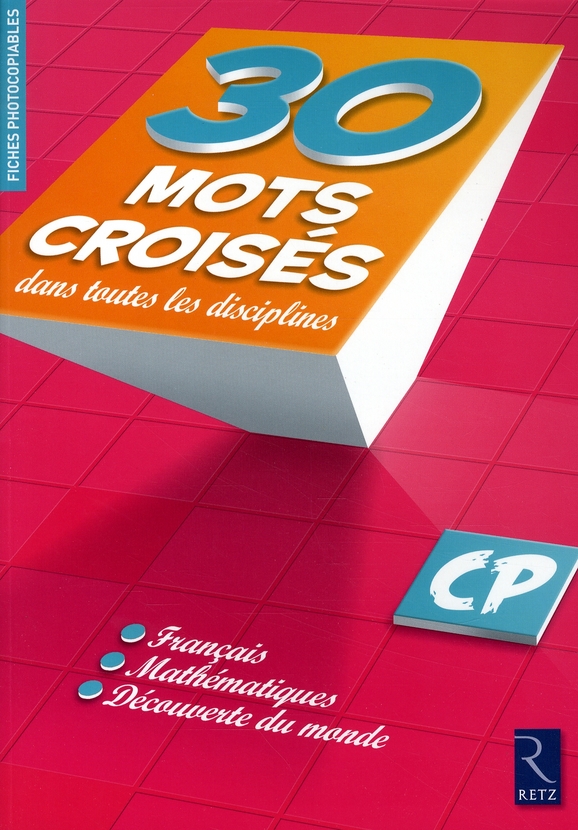 30 mots croises dans toutes les disciplines