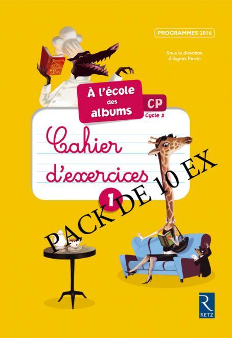 Pack de 10 ecole des albums cahier 1 serie jaune