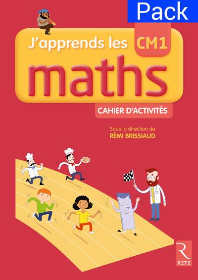 Pack de 6 cahiers d'activites j'apprends les mathscm1