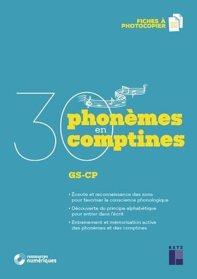 30 phonemes en 30 comptines + cd audio
