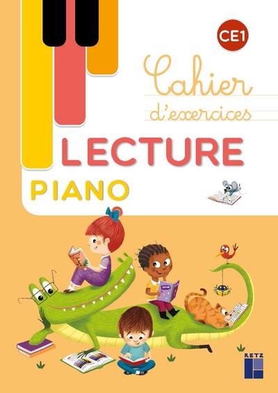 Lecture piano ce1 - cahier d'exercices