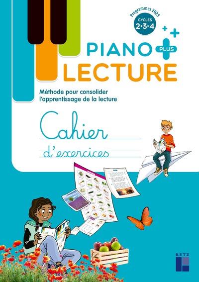 Piano plus - lecture cahier d'exercices cycles 2, 3, 4