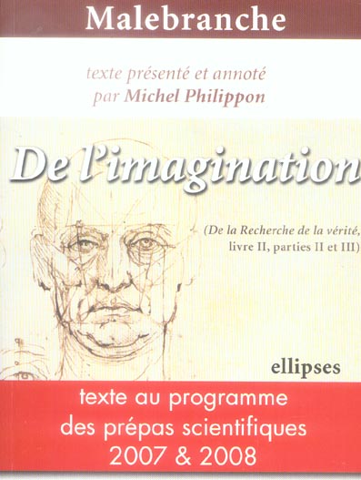 DE L'IMAGINATION - MALEBRANCHE