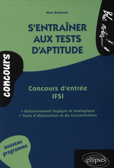 S'ENTRAINER AUX TESTS D'APTITUDE - CONCOURS D'ENTREE IFSI