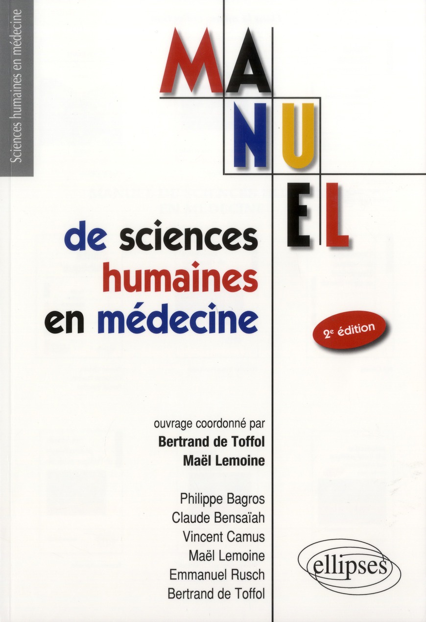 UE7 - MANUEL DE SCIENCES HUMAINES EN MEDECINE - 2E EDITION