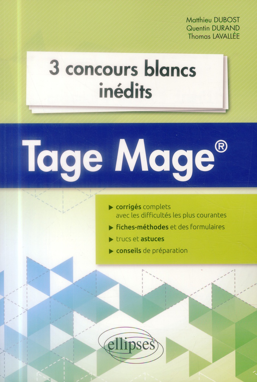3 CONCOURS BLANCS TAGE MAGE