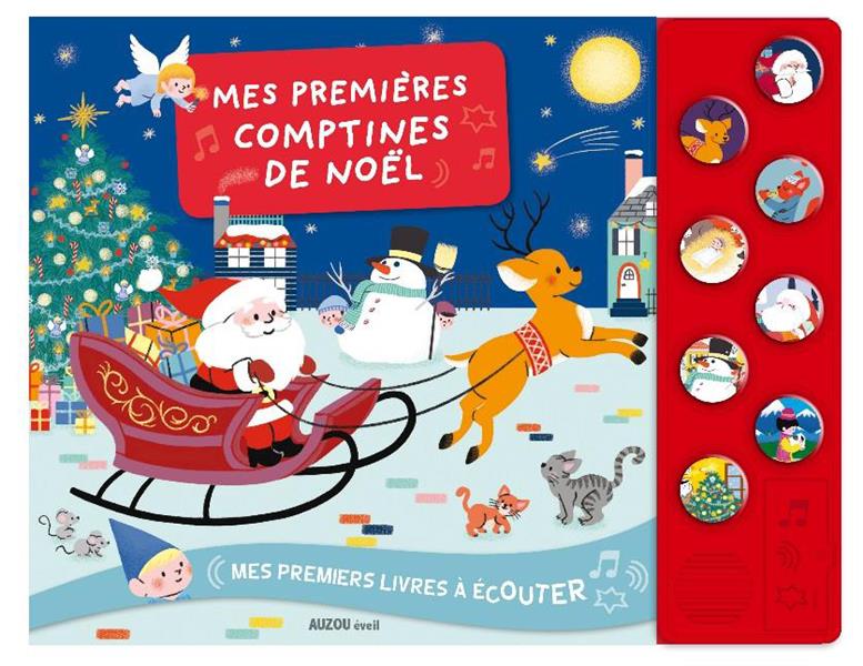 Mes premiers livres a ecouter - mes premieres comptines de noel (ne)