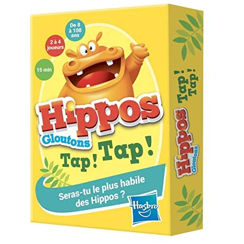 HASBRO - JEUX DE CARTES - HIPPOS GLOUTONS - TAP ! TAP !