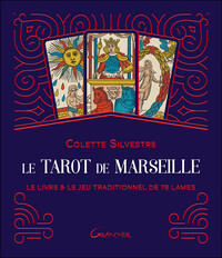 LE TAROT DE MARSEILLE - COFFRET - LE LIVRE & LE JEU TRADITIONNEL DE 78 LAMES