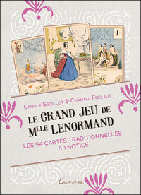 LE GRAND JEU DE MLLE LENORMAND - LES 54 CARTES TRADITIONNELLES & 1 NOTICE - COFFRET