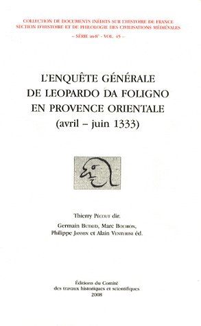 L ENQUETE GENERALE DE LEOPARDO DA FOLIGNO EN PROVENCE ORIENTALE 1333