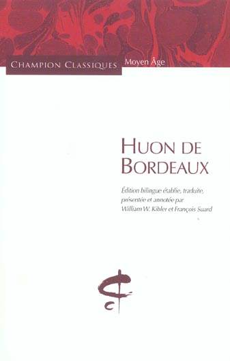 HUON DE BORDEAUX, CHANSON DE GESTE