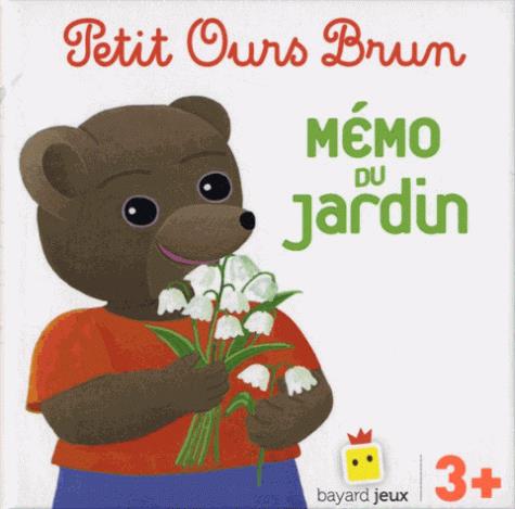 Jeu petit ours brun - memo du jardin