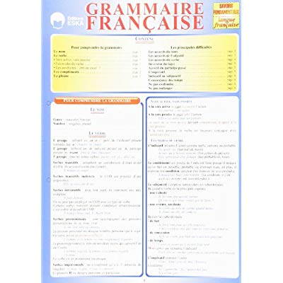 GRAMMAIRE FRANCAISE SAVOIRS FONDAMENTAUX LANGUE FRANCAISE