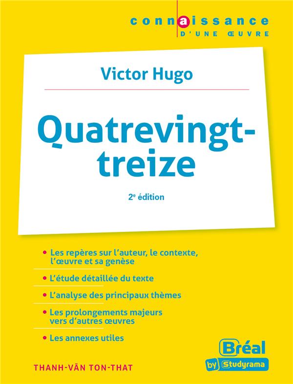 QUATRE VINGT-TREIZE  VICTOR HUGO - 2E EDITION