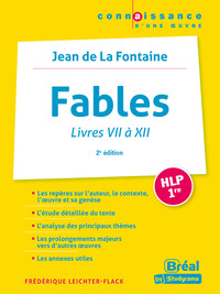 LES FABLES - JEAN DE LA FONTAINE - LIVRES VII A XII