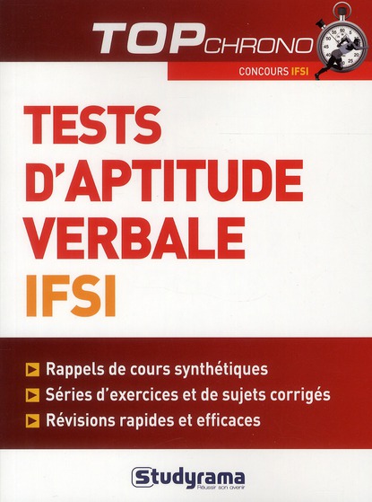 TESTS D'APTITUDE VERBALE IFSI