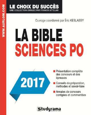 La bible sciences po paris 2017