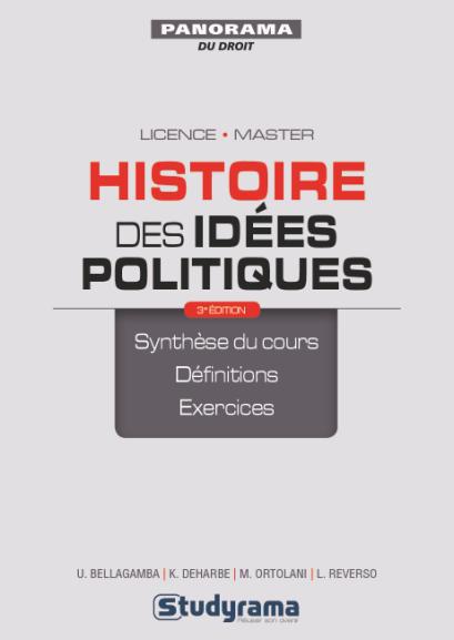 HISTOIRE DES IDEES POLITIQUES - SUNTHEDE DU COURS, DEFINITIONS, EXERCICES