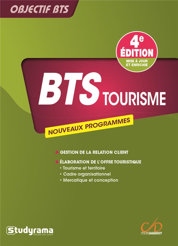 BTS TOURISME - NOUVEAUX PROGRAMMES