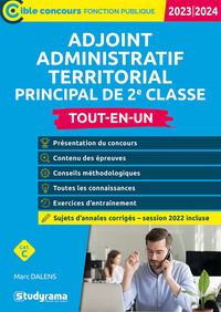 ADJOINT ADMINISTRATIF TERRITORIAL PRINCIPAL DE 2E CLASSE 2022 - TOUT-EN-UN