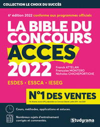 LA BIBLE DU CONCOURS ACCES 2022