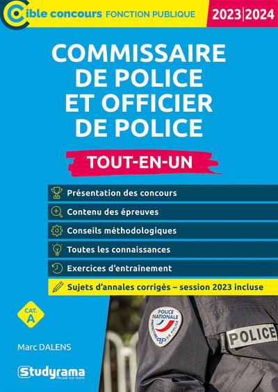 CIBLE CONCOURS FONCTION PUBLIQUE - COMMISSAIRE DE POLICE ET OFFICIER DE POLICE  TOUT-EN-UN (CATEGOR