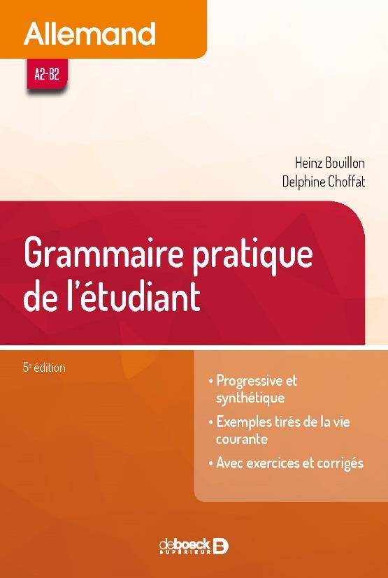 ALLEMAND - GRAMMAIRE DE L'ETUDIANT - B2-C1