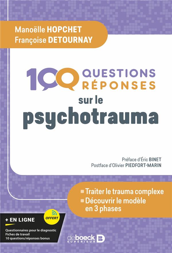 100 QUESTIONS/REPONSES SUR LE PSYCHOTRAUMA
