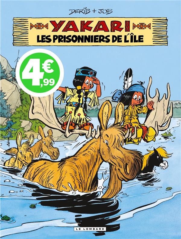 Yakari - tome 9 - les prisonniers de l'ile / edition speciale, enseignes et libraires (indispensable